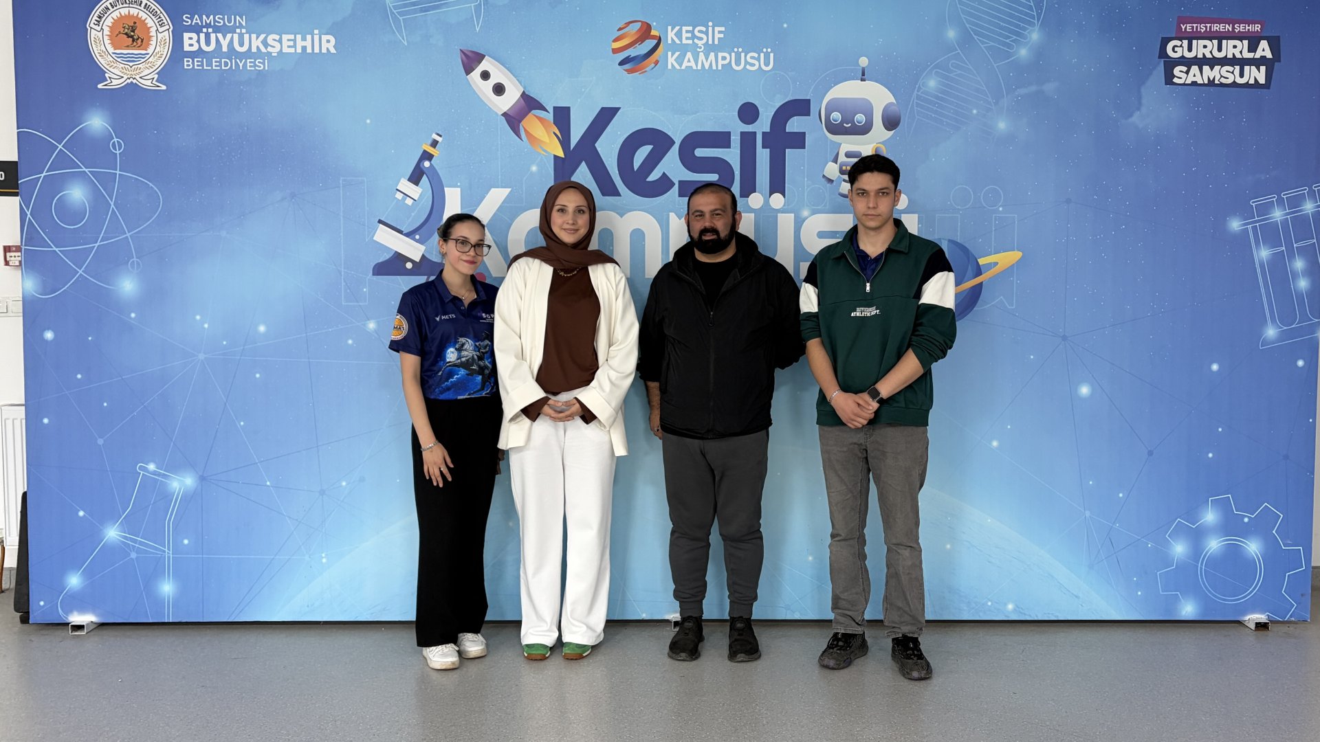 SAMSUN GENÇLİK PLATFORMUNDAN SAMSUN KEŞİF KAMPÜSÜNE ANLAMLI ZİYARET